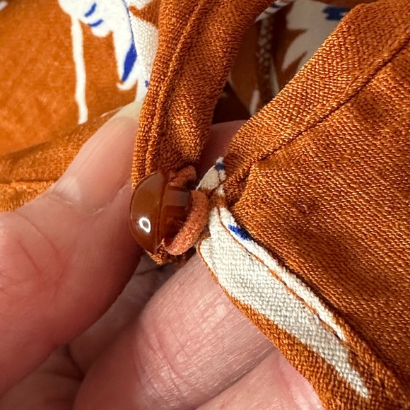 Luxology Top Floral Pull On Short Sleeve V neck Peplum Size Large - Picture 6 of 6